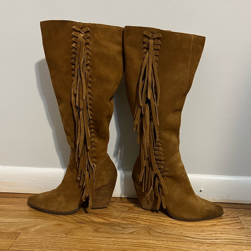 Charles by Charles David - Fringe Knee high boots - size 7